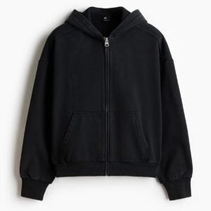 Oversized Fit Zip-through hoodie